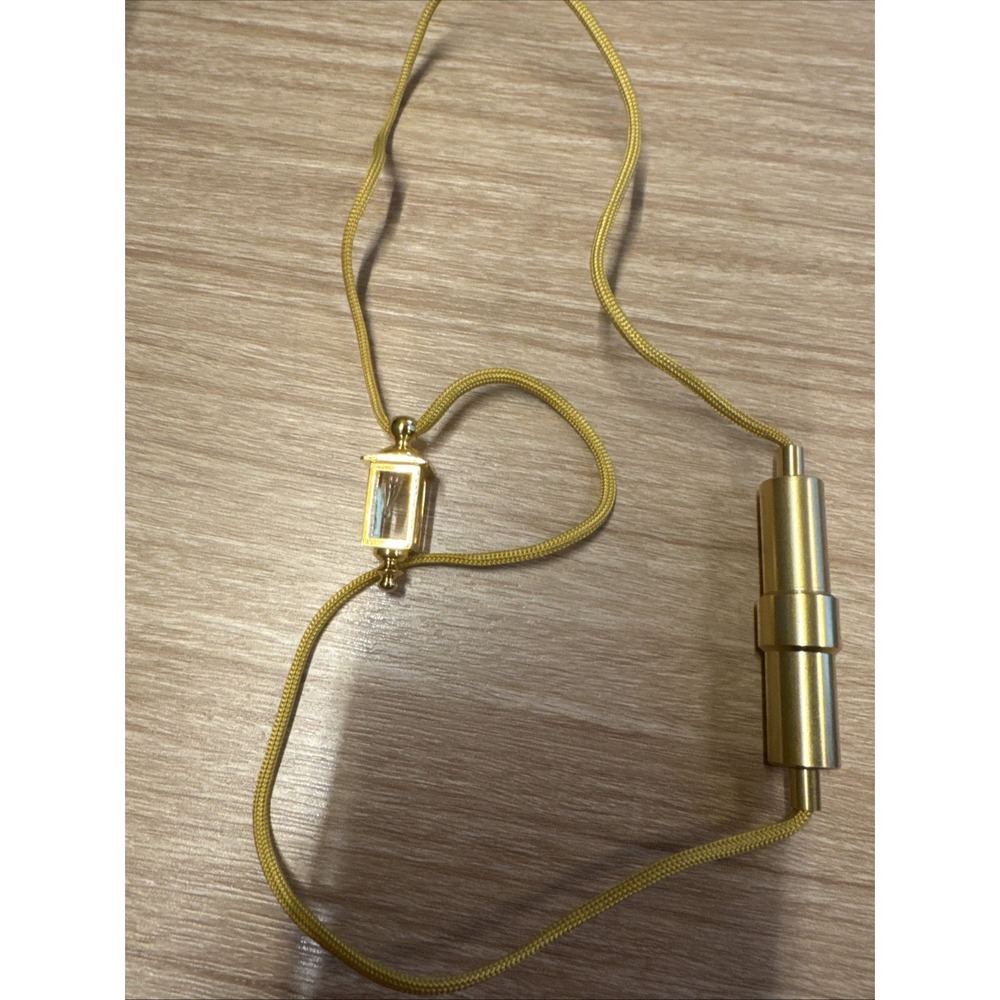 Vintage Light Up Lamp Necklace Working Novelty Kitsch Retro Illuminated Jewelry